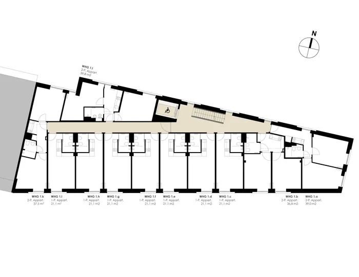 Grundriss Regelgeschoss